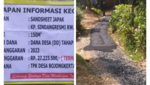 Desa Bojongkerta warungkiara Terus Tingkatkan Pembangunan Di Bidang Infrastruktur
